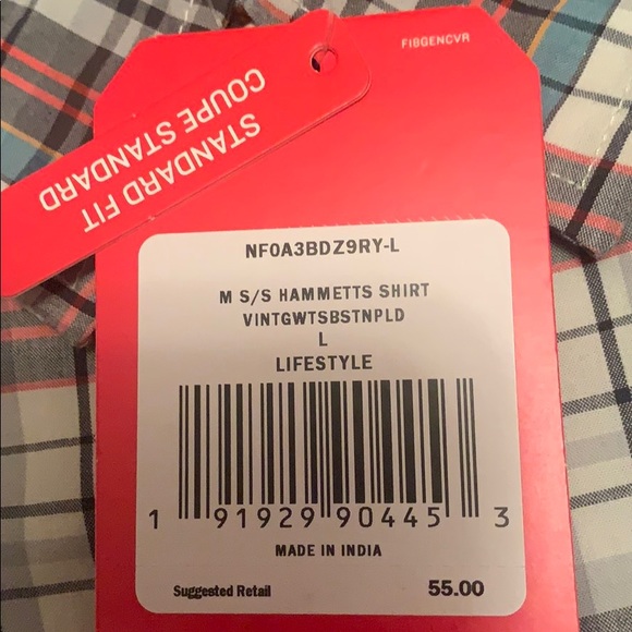 NWT MENS THE NORTH FACE PLAID SHIRT - Picture 3 of 5